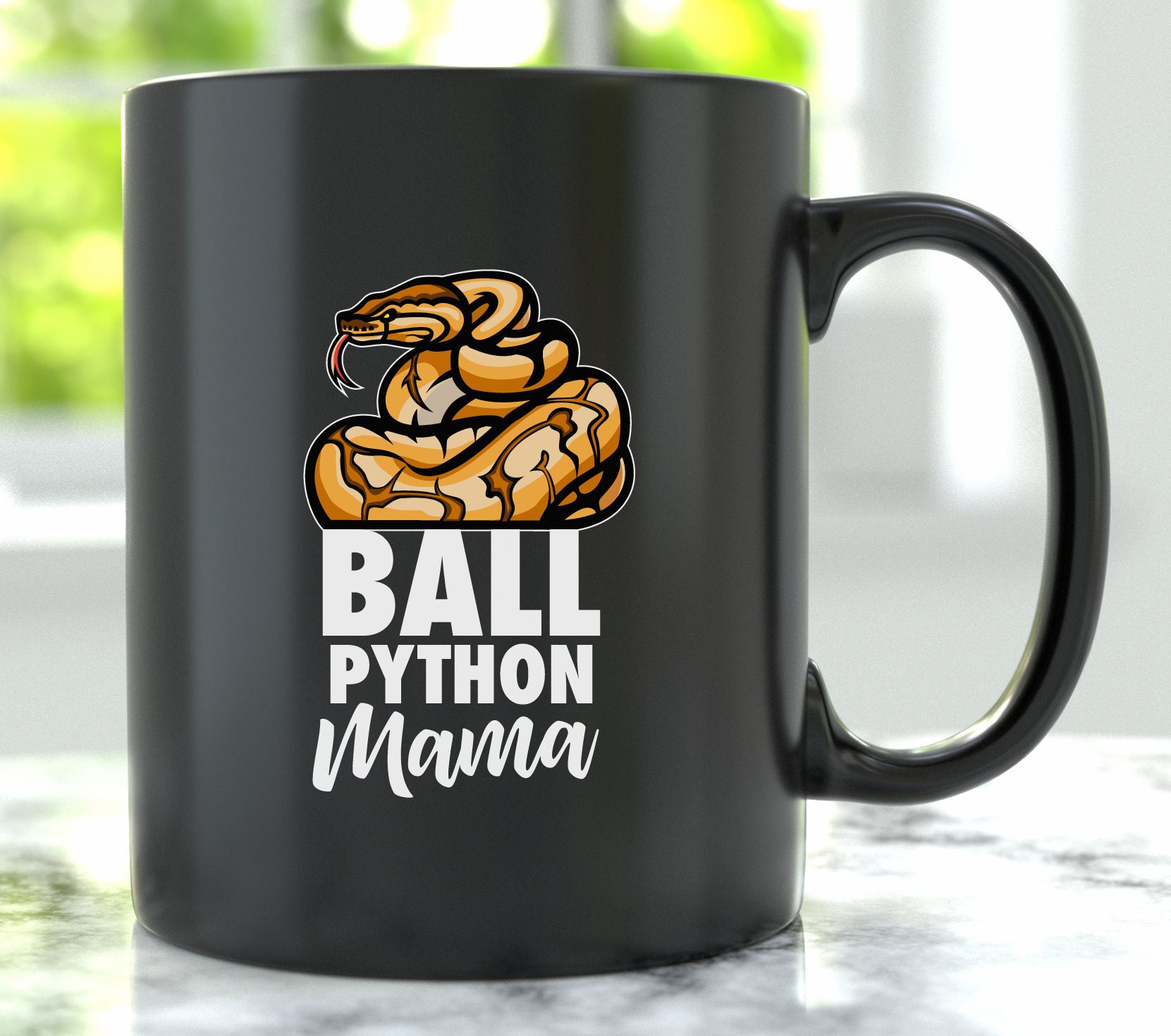 Ball Python Mama Funny Snake Mug Reptile Tumbler Ball Python - Etsy