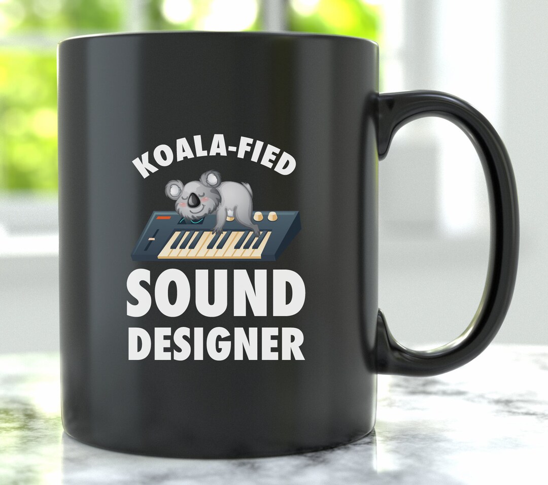 Koalafied Sound Designer lustige AudioIngenieurBecher Etsy.de
