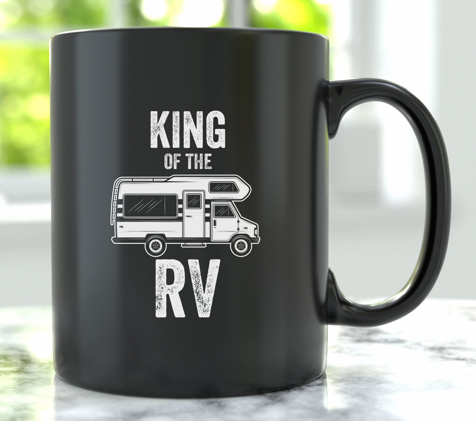King of the RV Funny Camping Mug, Camper Tumbler, RV Gift, Camping Gift for Her, RV Gift for Him