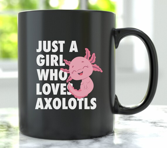Cute Axolotl Mexican Walking Fish White Mug 