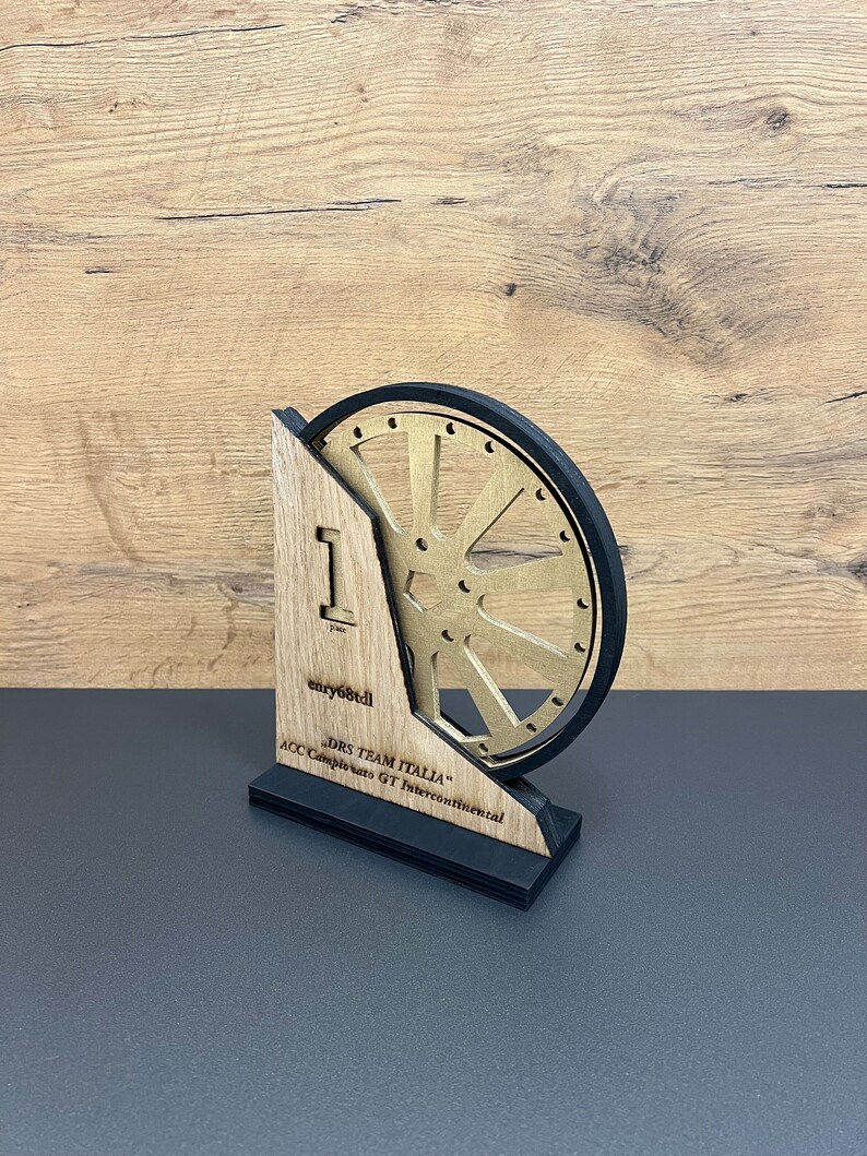 Personalised Trophy/ Personalized Award/ Custom Award/ Oak - Etsy
