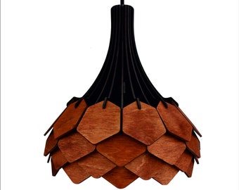 Modern Scandinavian Style/ Ceiling Lighting/ Wood Lamp Shade Wood Lamp / Pendant Light / Decorative Ceiling Lamp / Modern Lamp/ Lamp Shade/