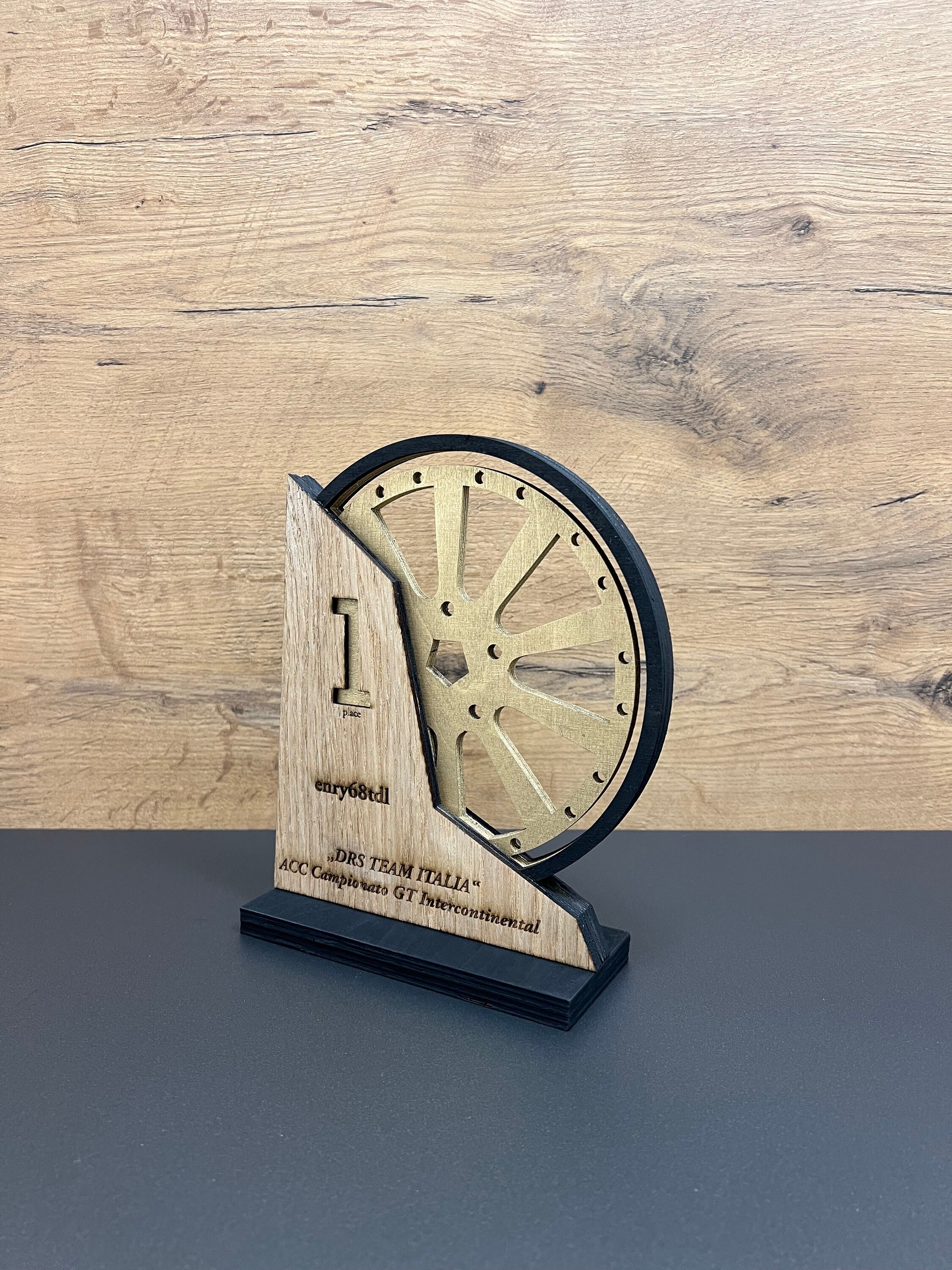 Personalised Trophy/ Personalized Award/ Custom Award/ Oak - Etsy