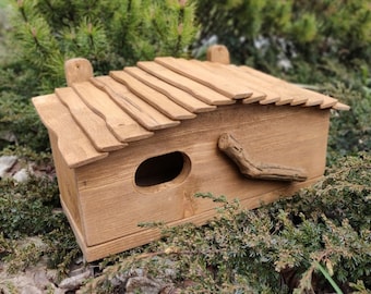 Mauersegler Vogelhaus/ Vogelhaus aus Holz/ Vogelhaus/ Vogelhaus/ Vogelhäuser für die Natur/ Nistkästen/ Vogelhaus Outdoor Handmade/