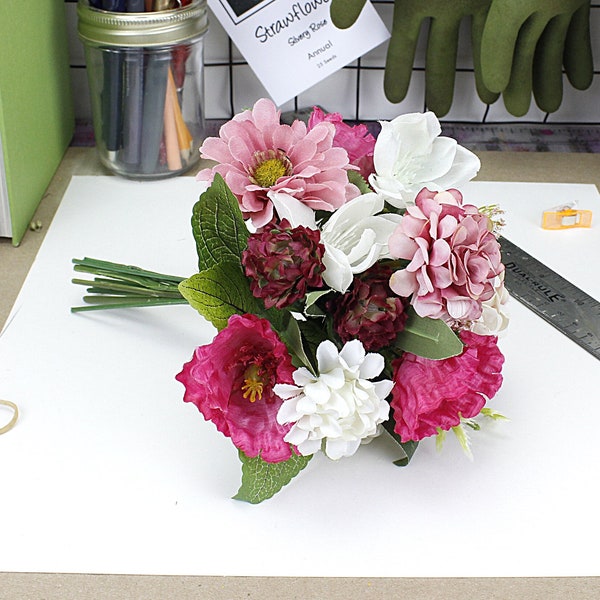 Silk Flower Bouquet Etsy