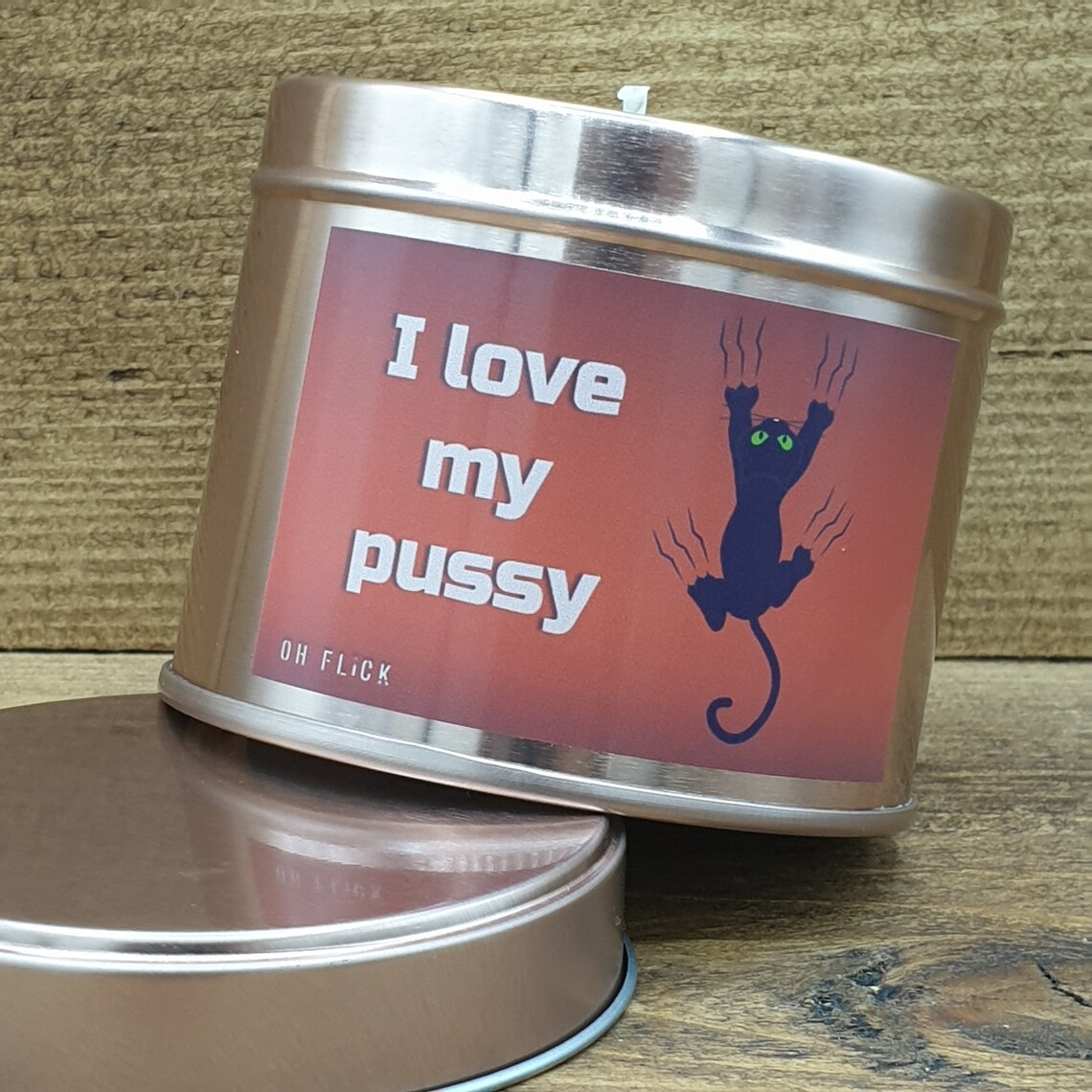 I Love My Pussy Gorgeous White Coconut Wax Cand