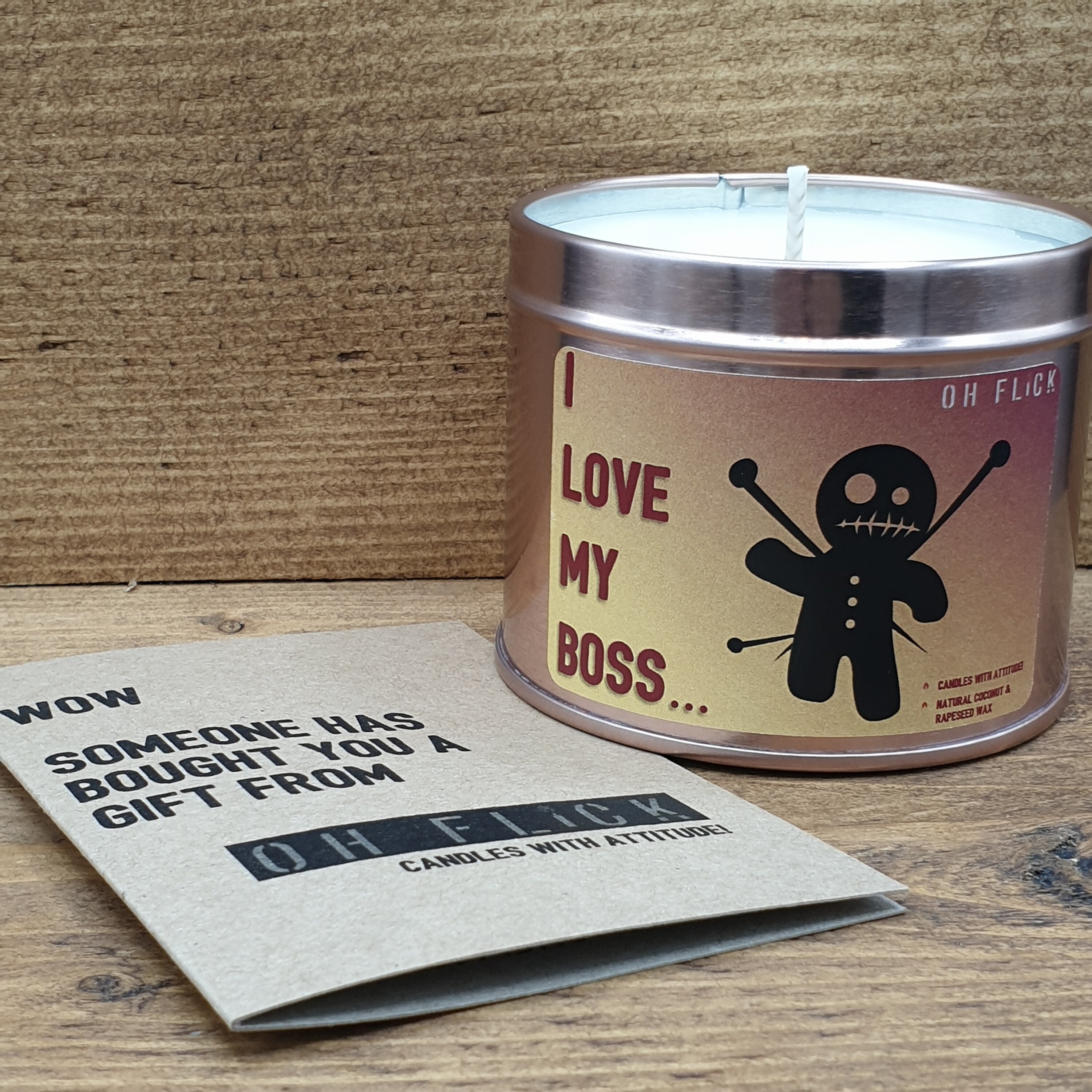 I Love My Boss... Cheeky candle perfect for your boss as a Etsy