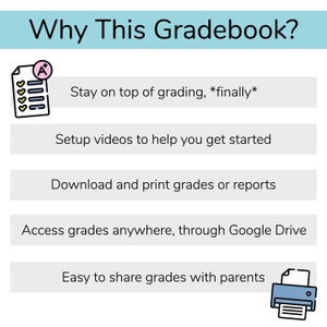 Google Sheets Gradebook - A Digital Gradebook Template for Teachers ...