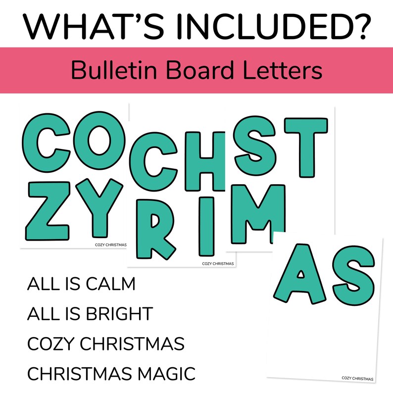 Christmas Bulletin Board Kit & Fireplace Bulletin Board - Etsy