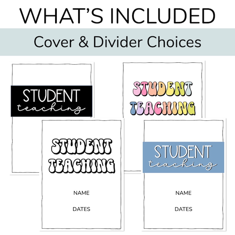 Student Teacher Binder Including Student Teacher Letter and Student Teacher Planner image 5