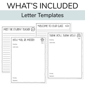 Student Teacher Binder Including Student Teacher Letter and Student Teacher Planner image 2