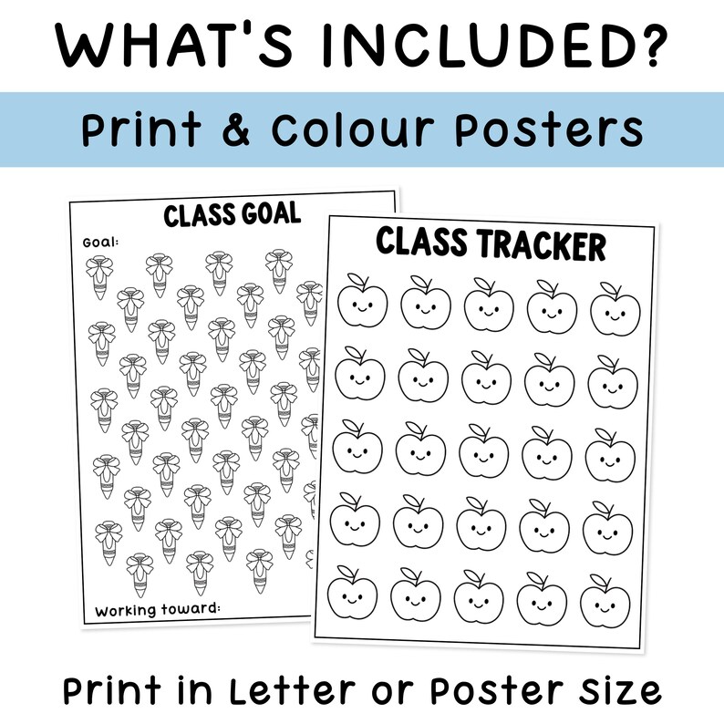 Incentive Charts for Whole Class Reward System Matches Composition ...
