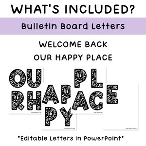 Welcome Back to School Bulletin Board for Pastel & Composition Notebook ...