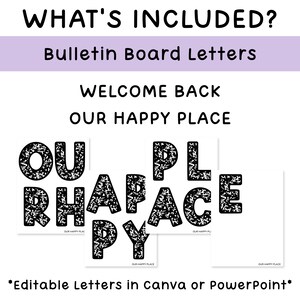 Welcome Back to School Bulletin Board for Pastel & Composition Notebook ...