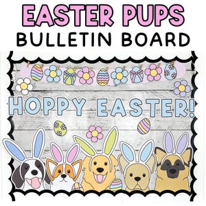 Spring Bulletin Board Kit, Easter Bulletin Board & April Bulletin Board