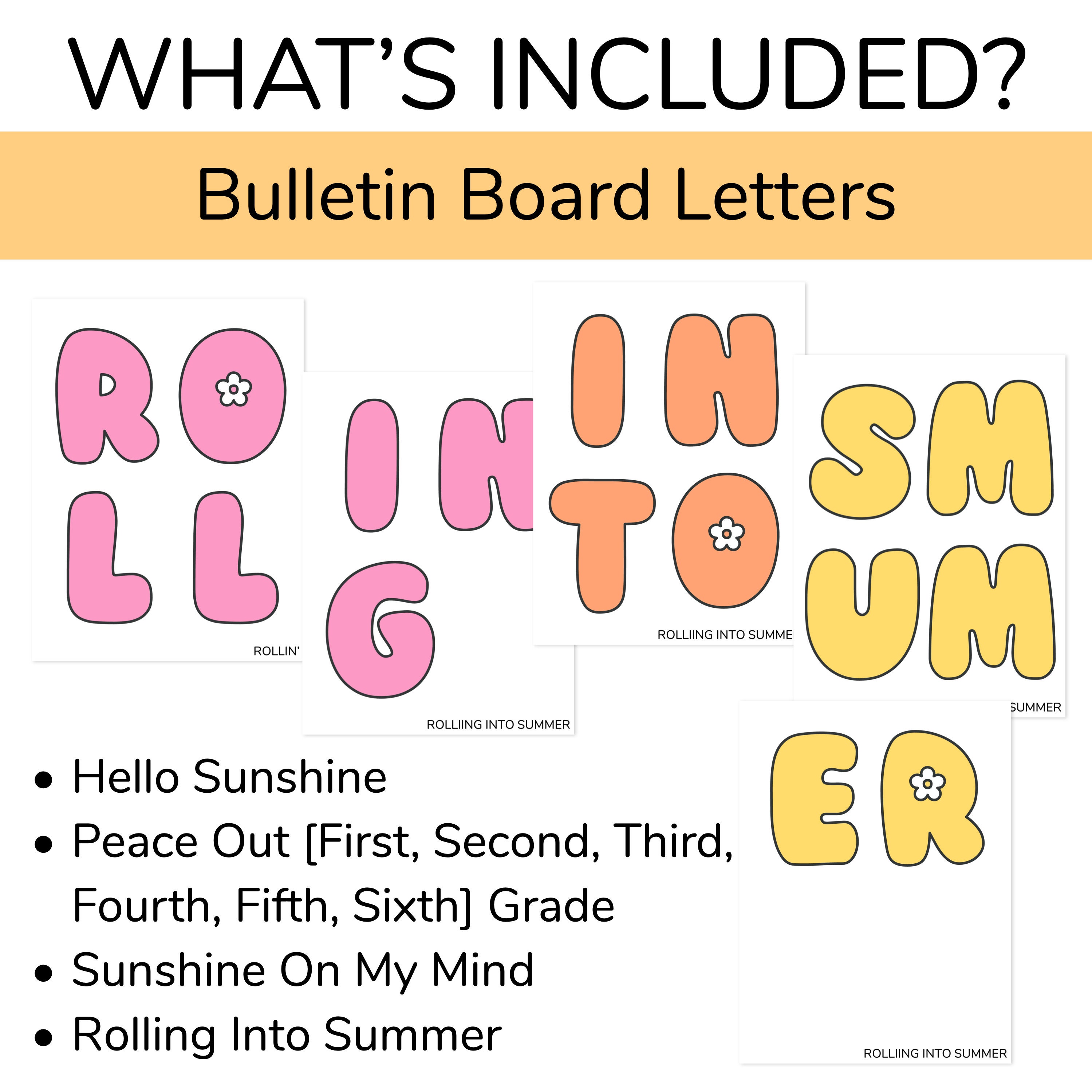 Retro Summer Bulletin Board & Summer Classroom Door Decor - Etsy