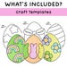 Easter Bulletin Board and Craft, Easter Egg April Bulletin Board - Etsy