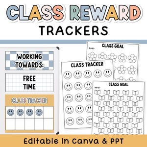 Incentive Charts for Whole Class Reward System Matches Fun Boho Classroom Decor Theme