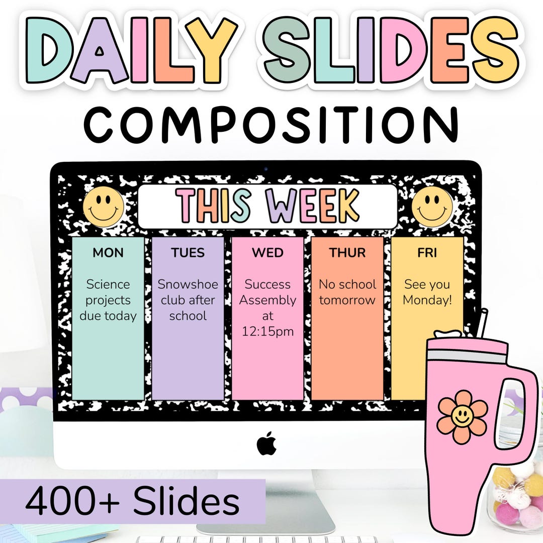 400+ Composition Notebook Google Slides Templates for Teachers