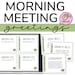 Morning Meeting Greetings With Editable Morning Meeting Cards in ...