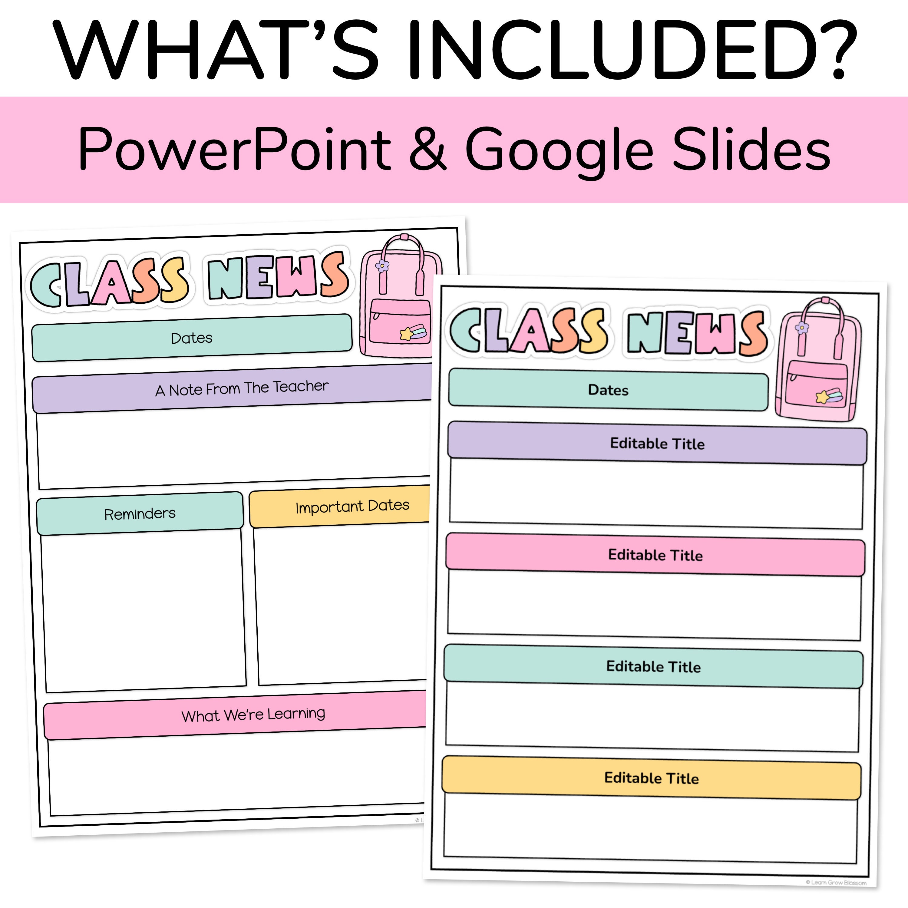 Classroom Newsletter Template Class Newsletter Teacher Newsletter