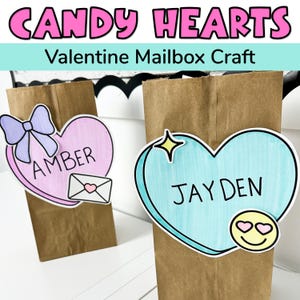 Lavoretto con la borsa di San Valentino - Lavoretto con la borsa di carta di San Valentino e cassette postali di San Valentino