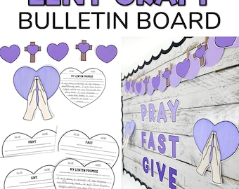 Lent Bulletin Board & Lent Craft for Kids