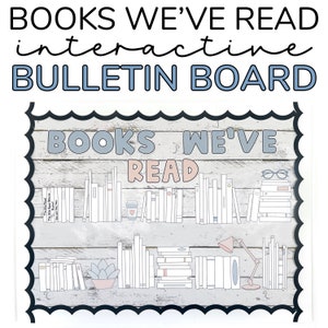 Bücher, die wir gelesen haben Bulletin Board Kit | Bücher, die wir gelesen haben | LesenSchwarzes Brett