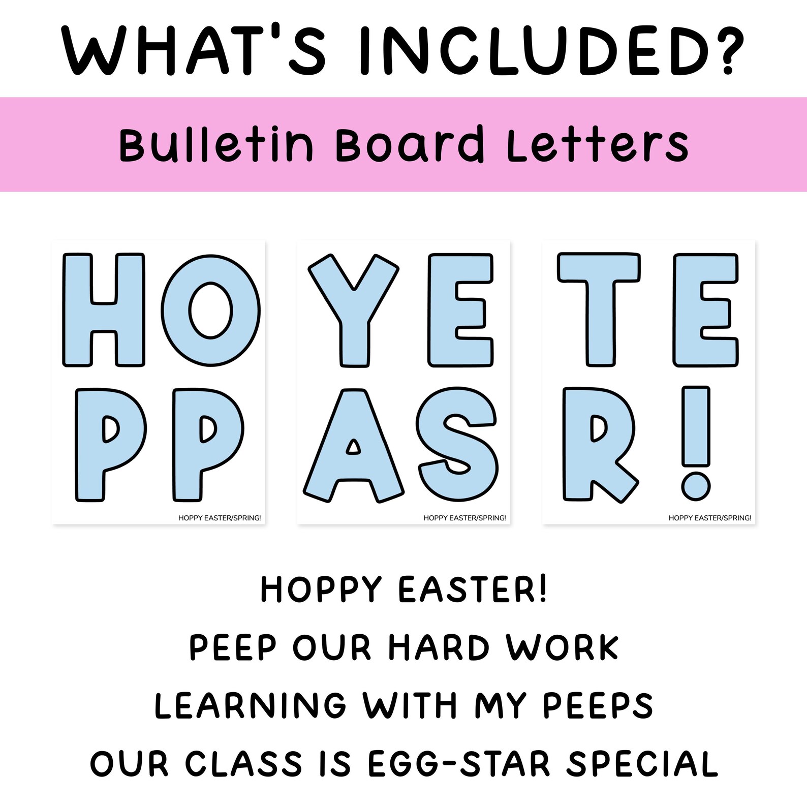 Easter Bulletin Board and Craft, Easter Egg April Bulletin Board - Etsy