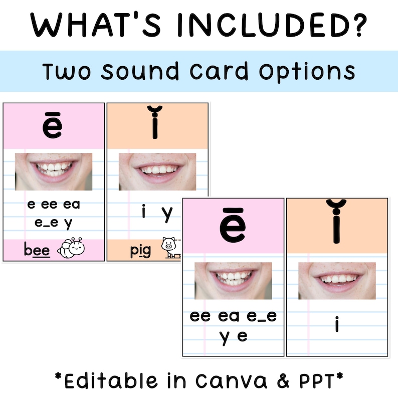 Pastel Sound Wall With Mouth Pictures, Editable Vowel Valley Sound Wall ...