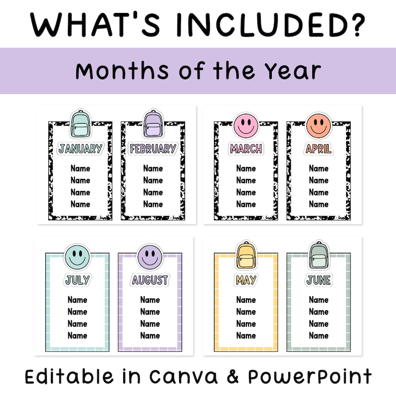 Composition Notebook Birthday Display Editable - Happy Birthday ...