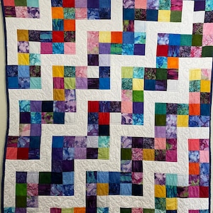 Full Size Homemade Quilt 80” x 92”
