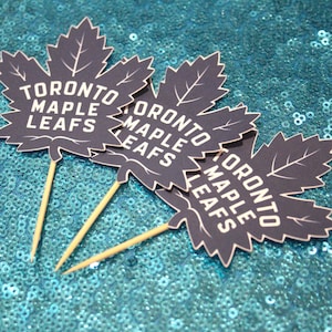 Toronto Maple Leafs Food Picks/Topper