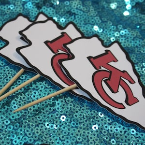 Kansas City Chiefs Food Picks/Toppers