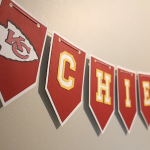 Kansas City Chiefs Fußball Banner