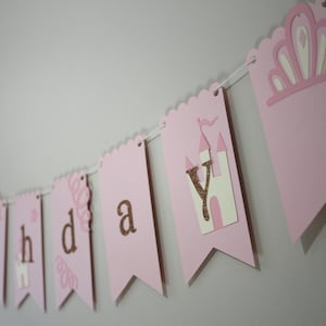 Princess Party &quot;Happy Birthday&quot; Bunting