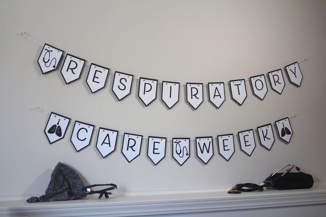 Respiratory Care Week Banner Etsy