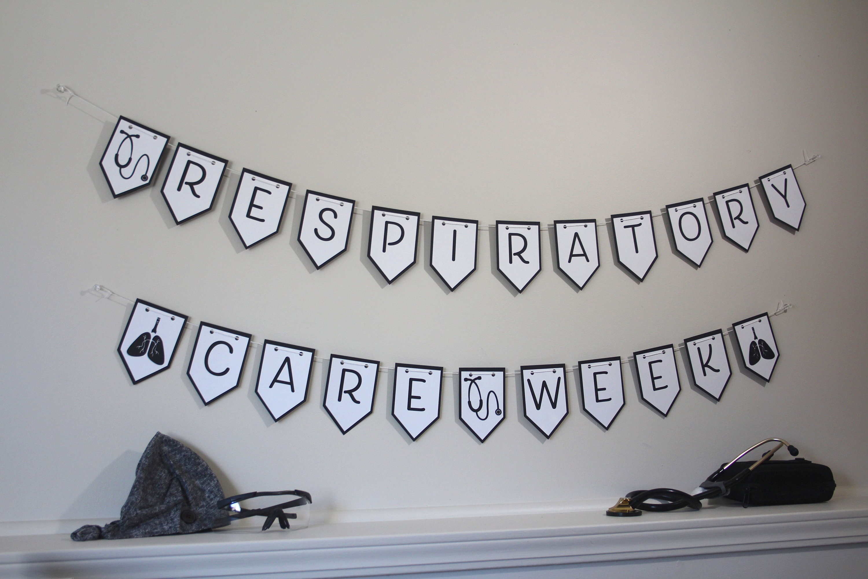 Respiratory Care Week Banner Etsy