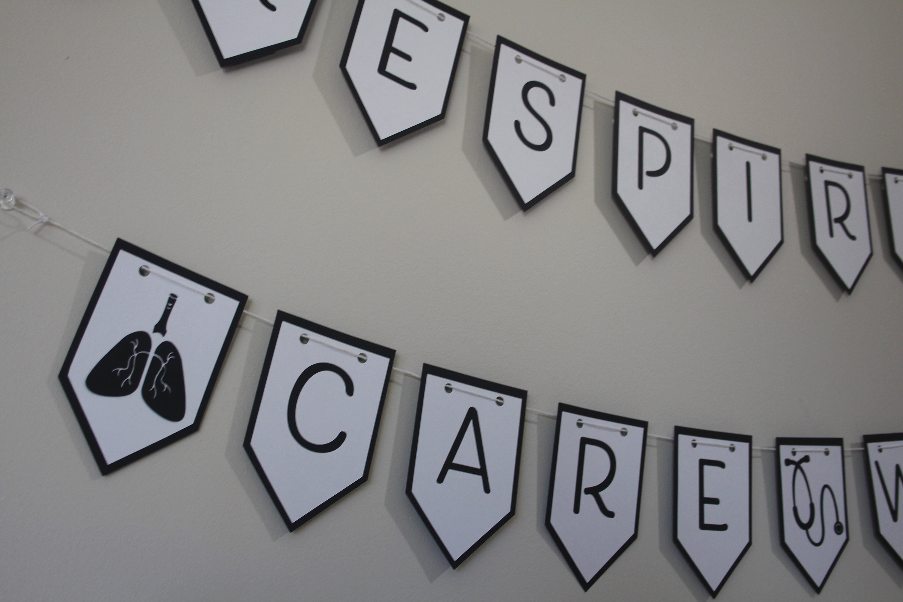 Respiratory Care Week Banner Etsy