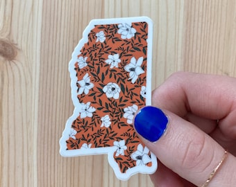 Mississippi Vinyl Sticker, Weatherproof Die Cut Sticker