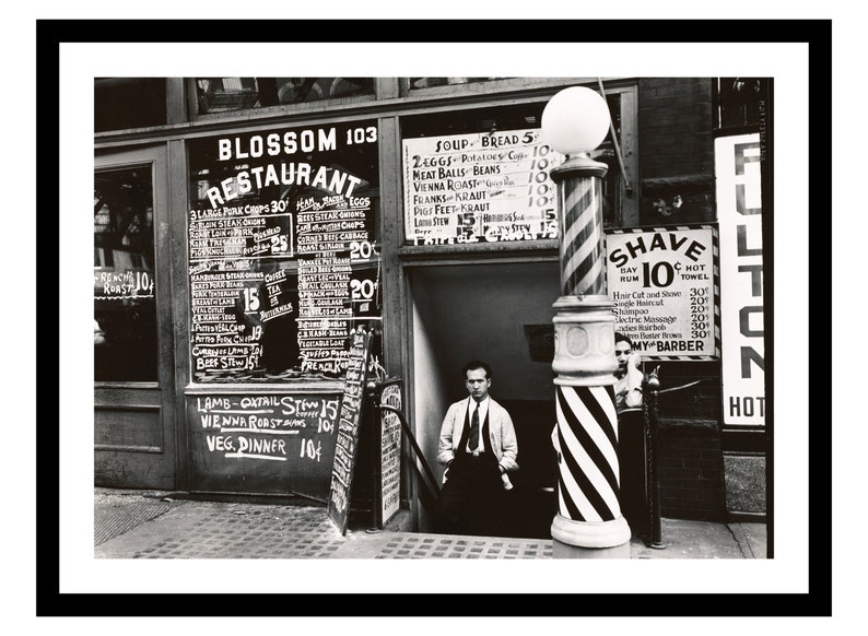 New York City Street - Art Print - Black and White Photography ...