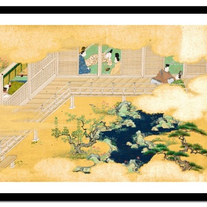 Stampa d'arte giapponese - Pittura tradizionale su carta - Poster vintage - Vecchia immagine antica - Decorazione artistica da parete retrò - S - XXL (A-JP 024)