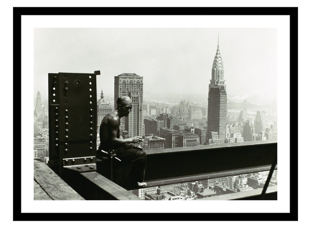 New York City Skyline - Art Print - Black and White Photography ...