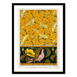 Art Nouveau Print - French Animals Painting - Vintage Poster - Antique Old Picture - Retro Wall Art Decor - A5 A4 A3 A2 A1 A0  (A-no 004)
