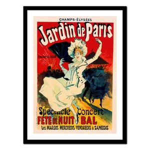 Stampa d'arte francese - Pubblicità in stile Art Nouveau - Poster vintage - Vecchia immagine antica - Decorazione artistica da parete retrò - A5 A4 A3 A2 A1 A0 (P-fr 007)