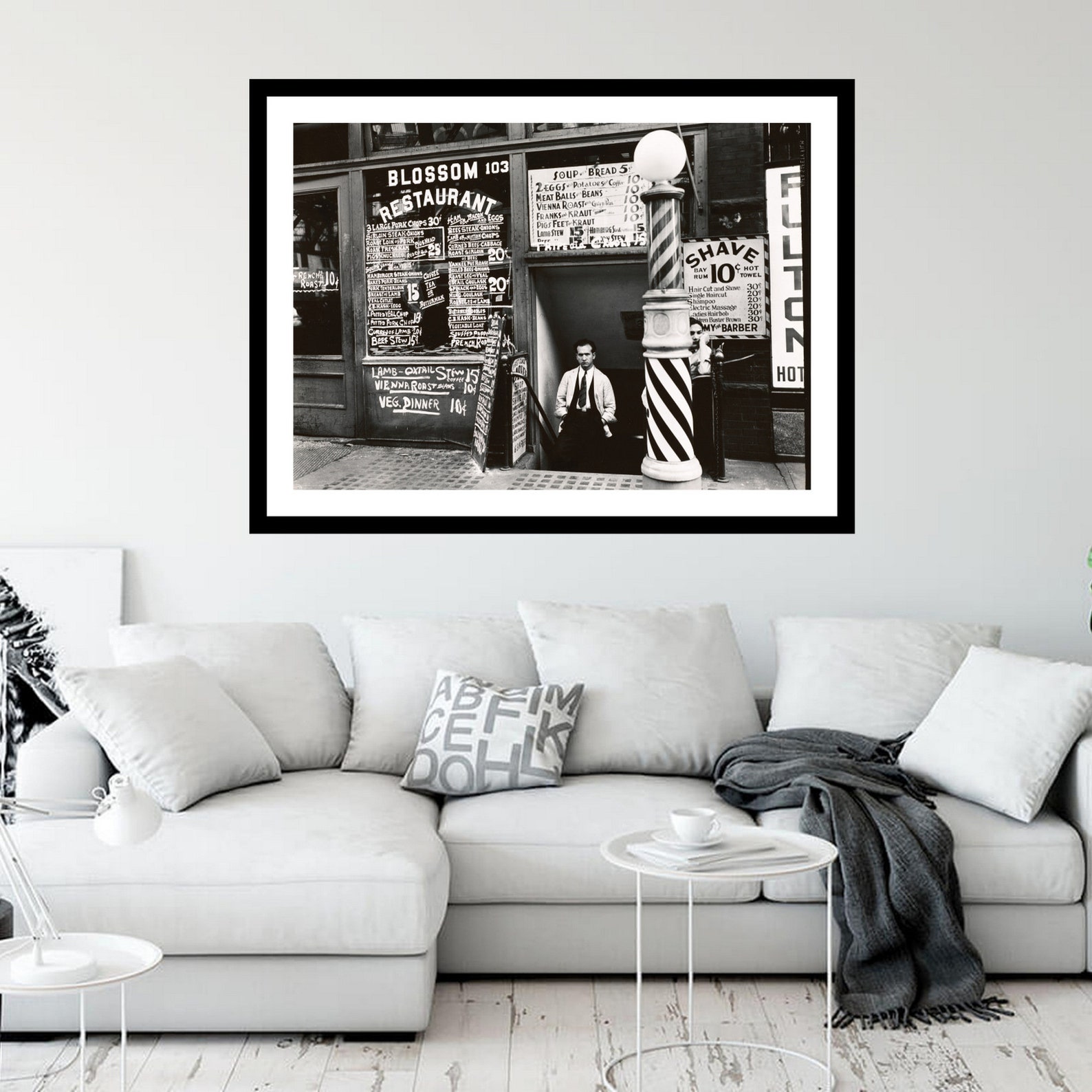 New York City Street - Art Print - Black and White Photography ...