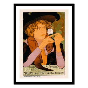 Stampa d'arte francese - Pubblicità in stile Art Nouveau - Poster vintage - Vecchia immagine antica - Decorazione artistica da parete retrò - A5 A4 A3 A2 A1 A0 (P-fr 010)