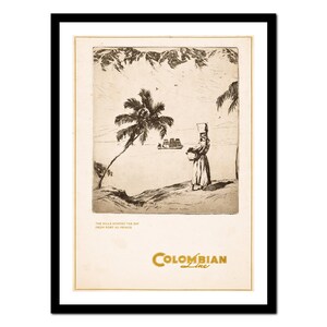 Impresión de arte de cocina - Letreros publicitarios americanos - Póster vintage - Imagen antigua - Decoración de arte de pared retro - A5 A4 A3 A2 A1 A0 (A-ki 069)