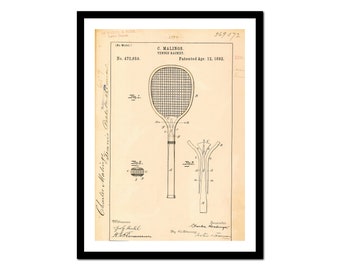 Vieille raquette de tennis - France