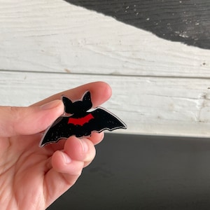 Bat Fam Acrylic Pin